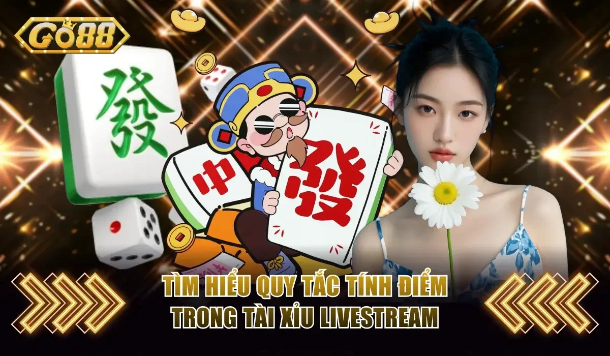 Tìm hiểu quy tắc tính điểm Tài Xỉu livestream siêu tốc Go88